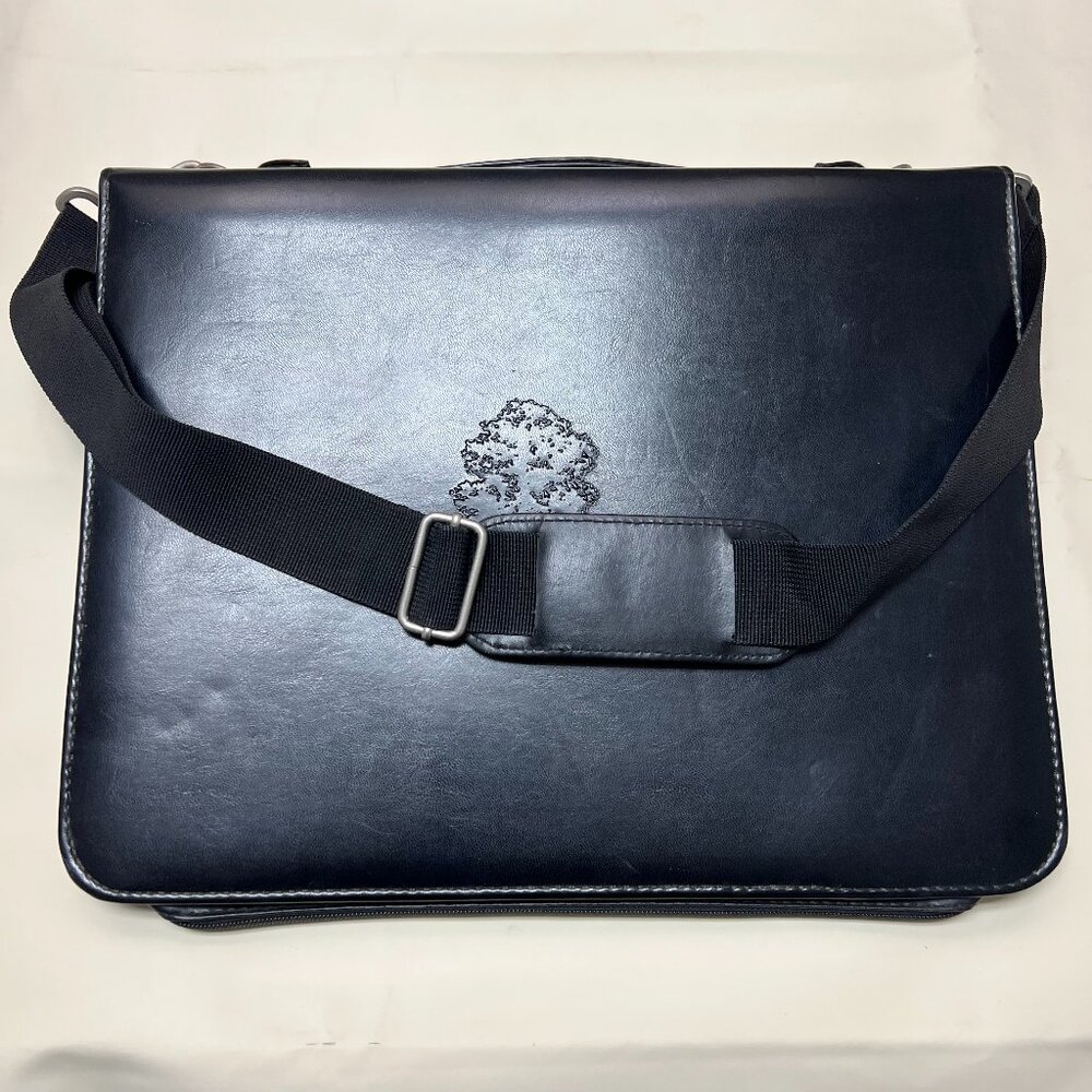 Leed’s Nature Core Black Portfolio Briefcase 3 Ring Binder For Work/School